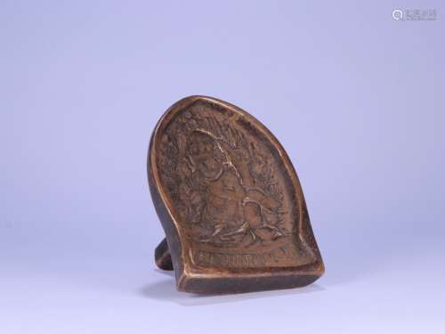 A Bronze Buddha Seal