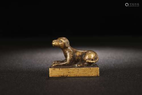 A Bronze Dog Seal