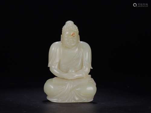 A Hetian Jade Buddha Ornament