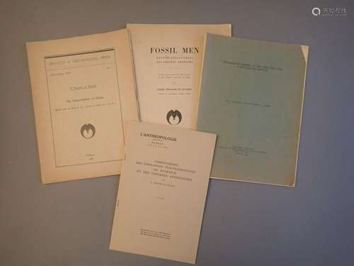 TEILHARD DE CHARDIN (Pierre), lot de 3 plaquettes …