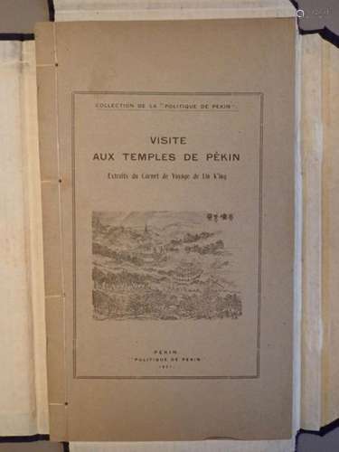 LIN K'ING, Visite aux temples de Pékin, extraits d…