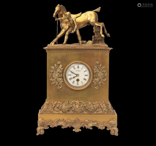 Bronze Gilt Clock 18th Century Style18世纪铜鎏金座钟
