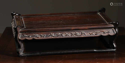 A SUANZHI WOOD CARVED DESK