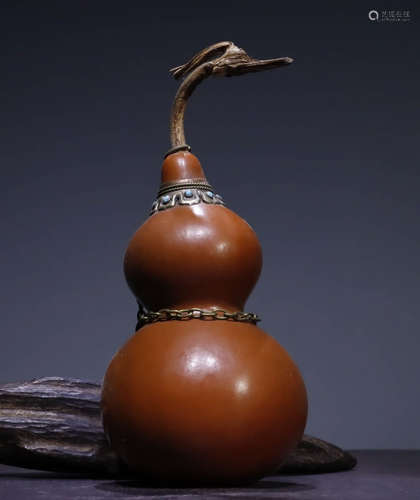 A GOURD MADE WINE POT