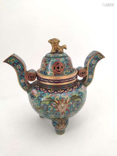 CHINA ENVIRONMENTAL XIXth CENTURY BURNER PARFUM TR…