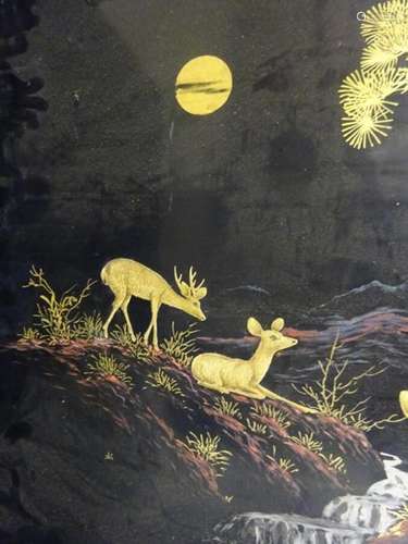 THANH LAP (?) Vietnam The deer in the moonlight La…