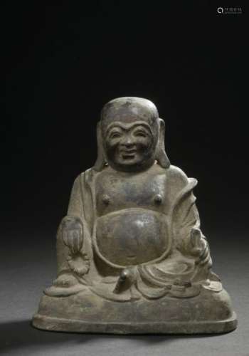 CHINE Époque MING (1368 1644) Statuette de bouddha…