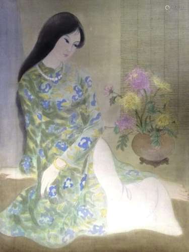 Attributed to Nang Hien LE (1921 2014) Young woman…