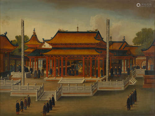 Unknown Artist (19th century) Emperor's Reception in the Forbidden City, 1840