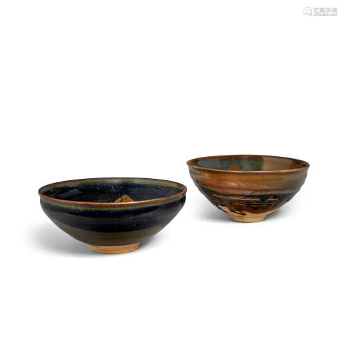 Two Cizhou-type tea bowls Song/jin dynasties 11th/12th century