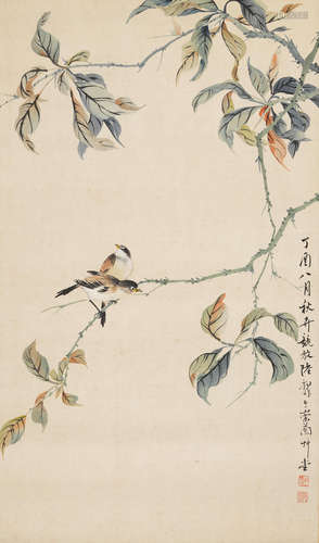 Liu Kuiling (1885-1967) and Lu Yifei (1908-1997) Two paintings of Birds