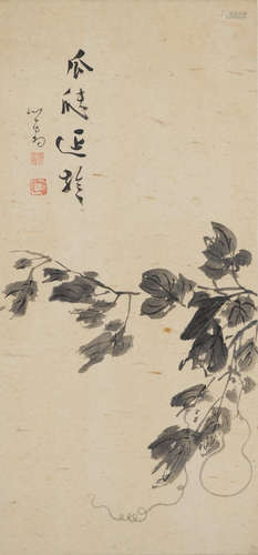 Pu Ru (1896-1963) Vine with Gourd