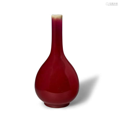 A copper red glazed vase 18th century