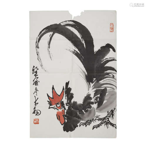 Chen Dayu (1912-2001) Rooster, 1993