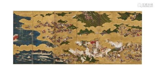 Anonymous Scenes from the Heikei monogatari (The Tale of the Heike) Edo period (1615-1868), 18th century
