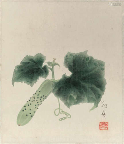 Yasuda Yukihiko (1884-1978) Cucumber Showa era (1926-1989), mid-20th century
