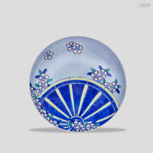 A Nabeshima porcelain saucer dish Meiji era (1868-1912), late 19th century