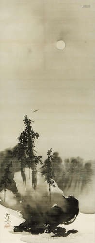 Terasaki Kogyo (1866-1919) Evening Landscape Meiji era (1868-1912), early 20th century