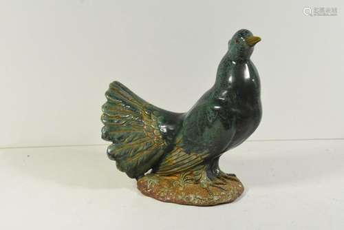 Pigeon en porcelaine (HT.28cm)