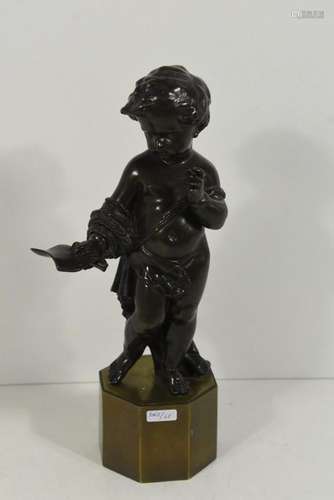 Statue en bronze (Ht 35cm)