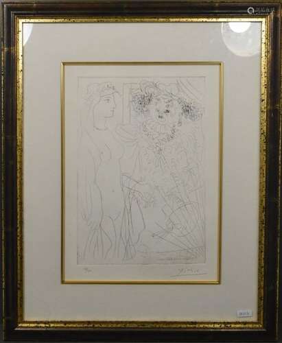 Lithographie signée Picasso (37 x 26cm)