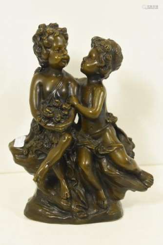 Sculpture en bronze tardif 