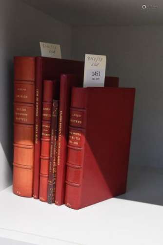 Six volumes anciens sur l'affaire Dreyfus