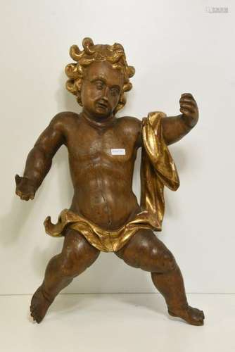 Putto ancien (Ht 50cm, manques)