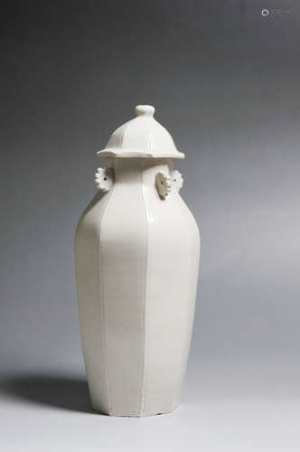 Chinese Ding Kiln Four Series Porcelain Square Bottles