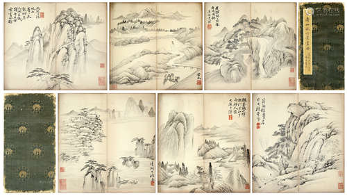 Chinese Painting Of Landscape By Shi Tao