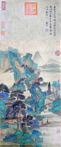 Chinese Painting Of Landscape By Tang Yin