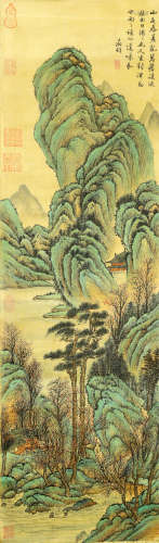 Chinese Painting Of Landscape By Wen Zhiming