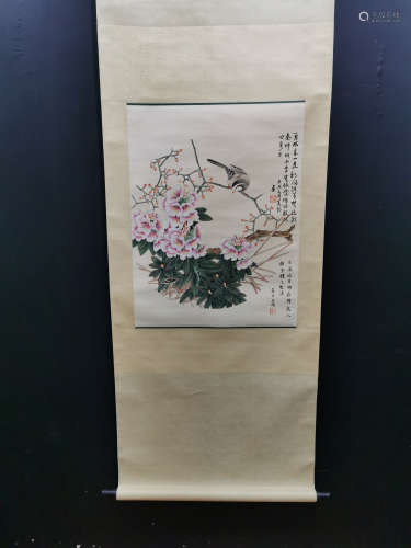 Chinese Painting Of Flowers And Birds By Song Meiling