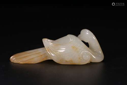 A Hetian Jade Bird Carving