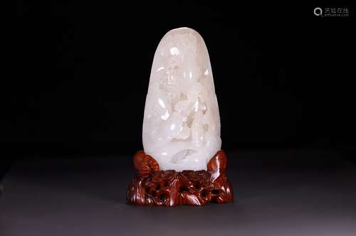 A Hetian Jade Figure Ornament