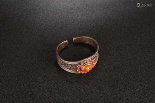 A Tibetan Silver Bracelet