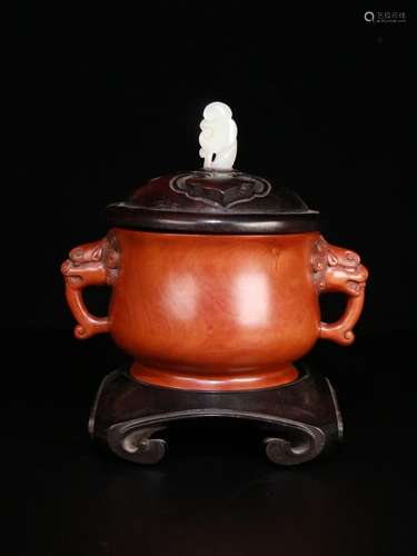 A Boxwood Censer