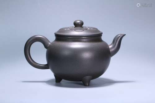 A Zisha Teapot, Zhouguizhen Mark