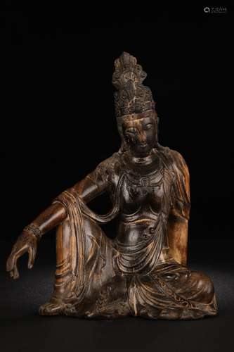 An Agarwood Guanyin Statue