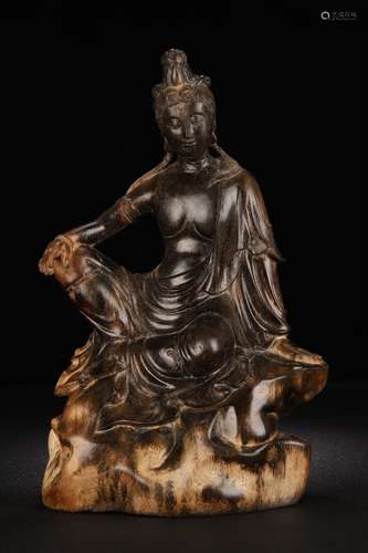 An Agarwood Guanyin Ornament