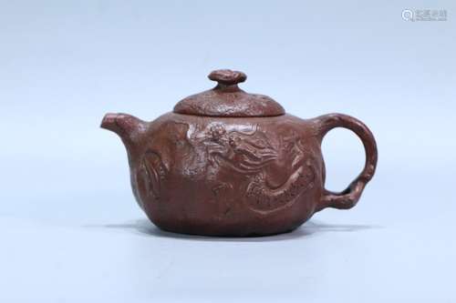 A Zisha Teapot With Mark