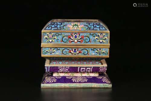 An Cover Cloisonne Box