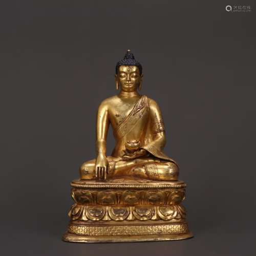 Gilt Bronze Buddha Statue