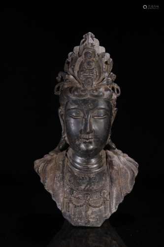 Bronze Guanyin Head Ornament