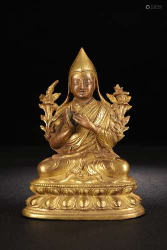 Gilt Bronze Statue