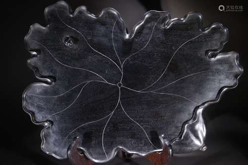 Lotus Leaf Shaped Rosewood TePlate