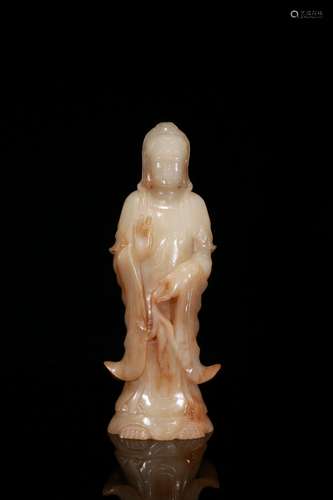 Hetian Jade Guanyin Statue