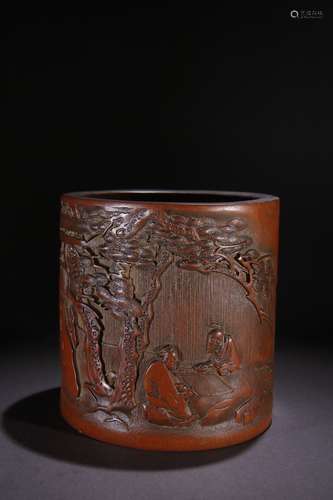 Bamboo Brush Pot