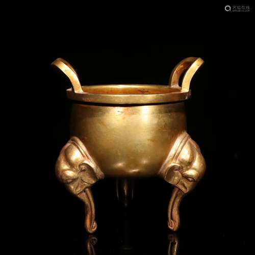 Gilt Double Ears Censer