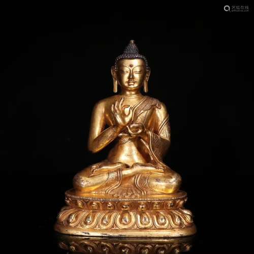 Gilt GautamBuddhStatue